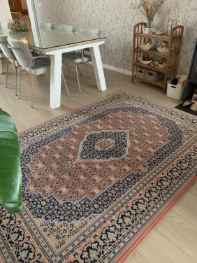 💐Super Leuk Kleurrijk Vintage Vloerkleed van Zuiver Scheerwol 💐