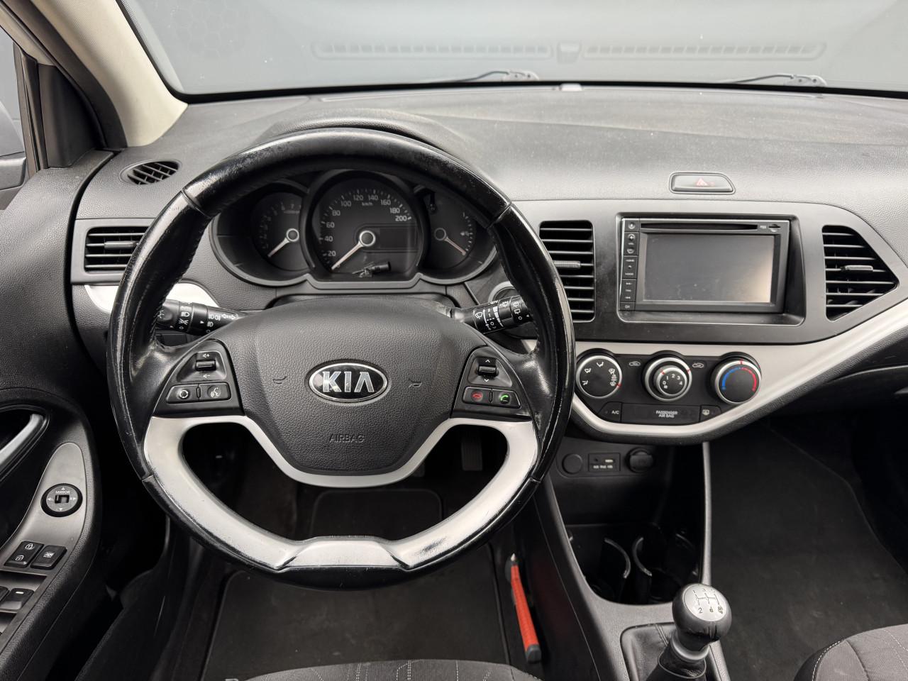 Kia Picanto 1.0 CVVT 5Drs 2015 51KW Grijs Airco Apk Nap
