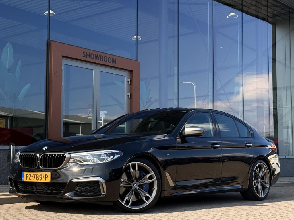 BMW 5 Serie m550i xdrive high executive | 4ws | soft-close | pano | b&w | m