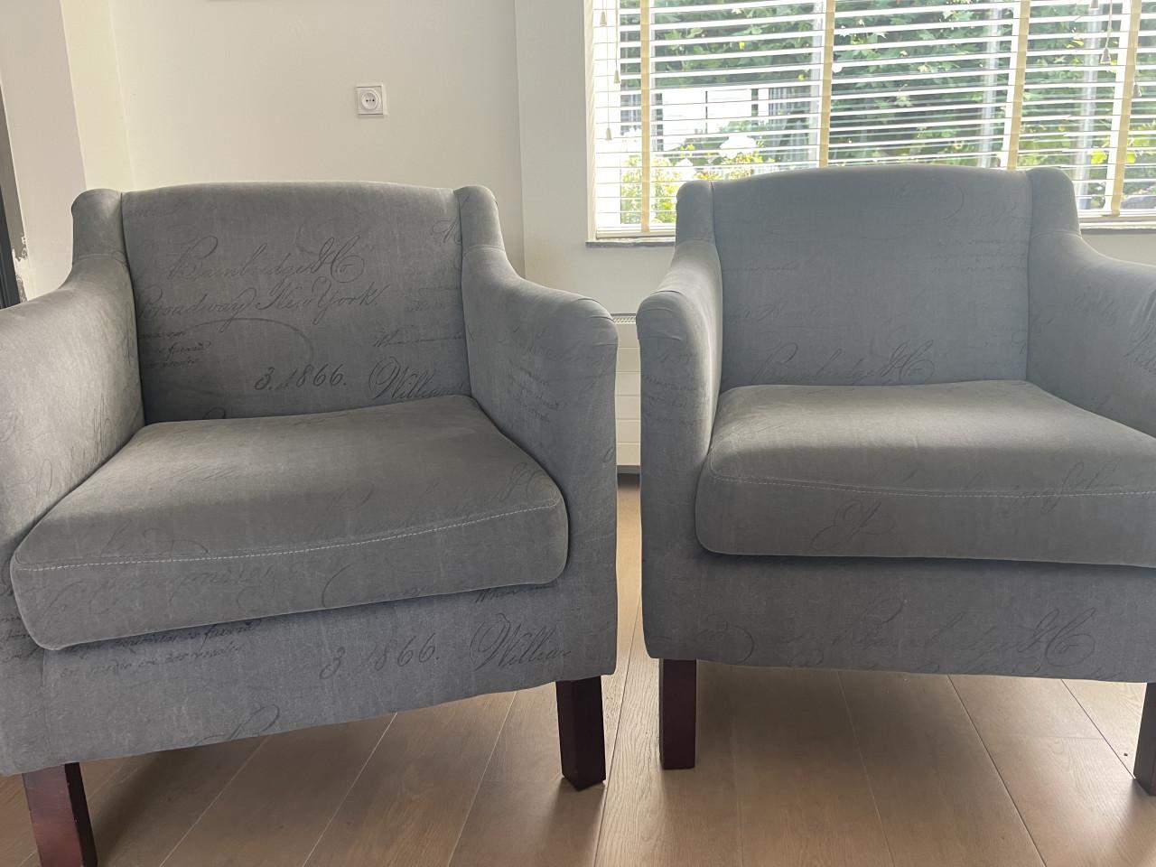 Fauteuil 2x grijs merk urban sofa