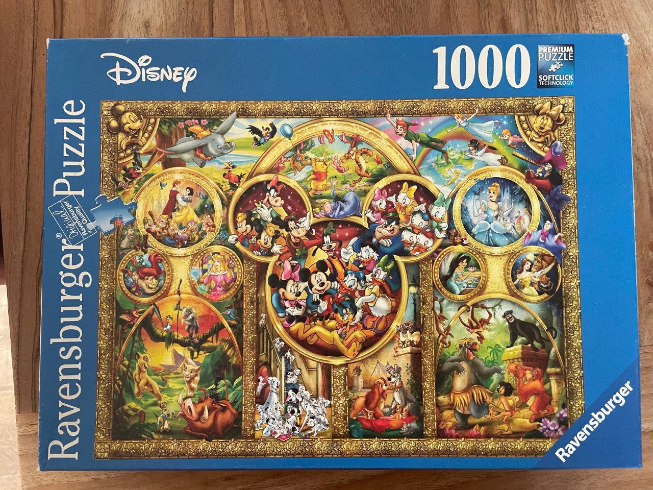 Puzzels 1000 stukjes. in 1 koop.