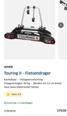 Fietsendrager - Touring II