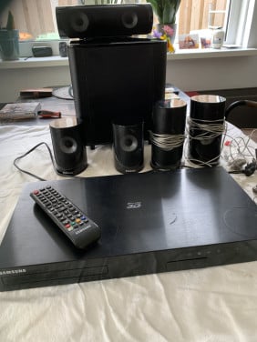 Samsung Suround compleet set Woofer e.d. Zwart pianolak