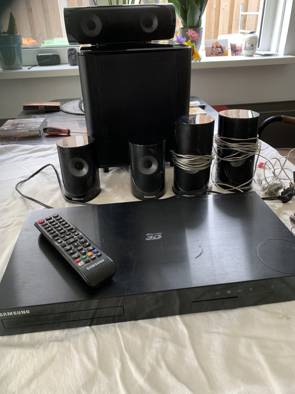 Samsung Suround compleet set Woofer e.d. Zwart pianolak