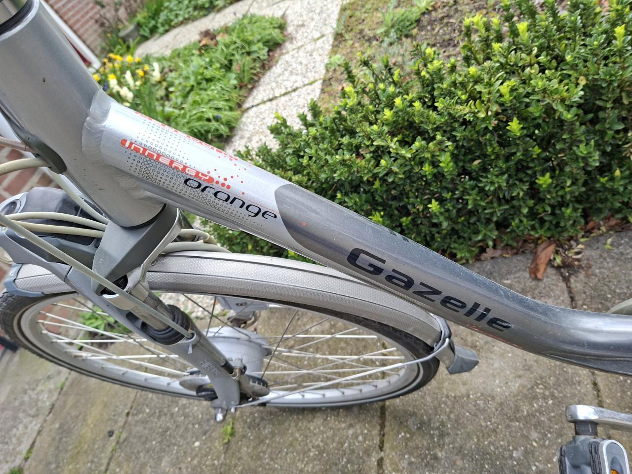 Electrische Gazelle fiets met storing