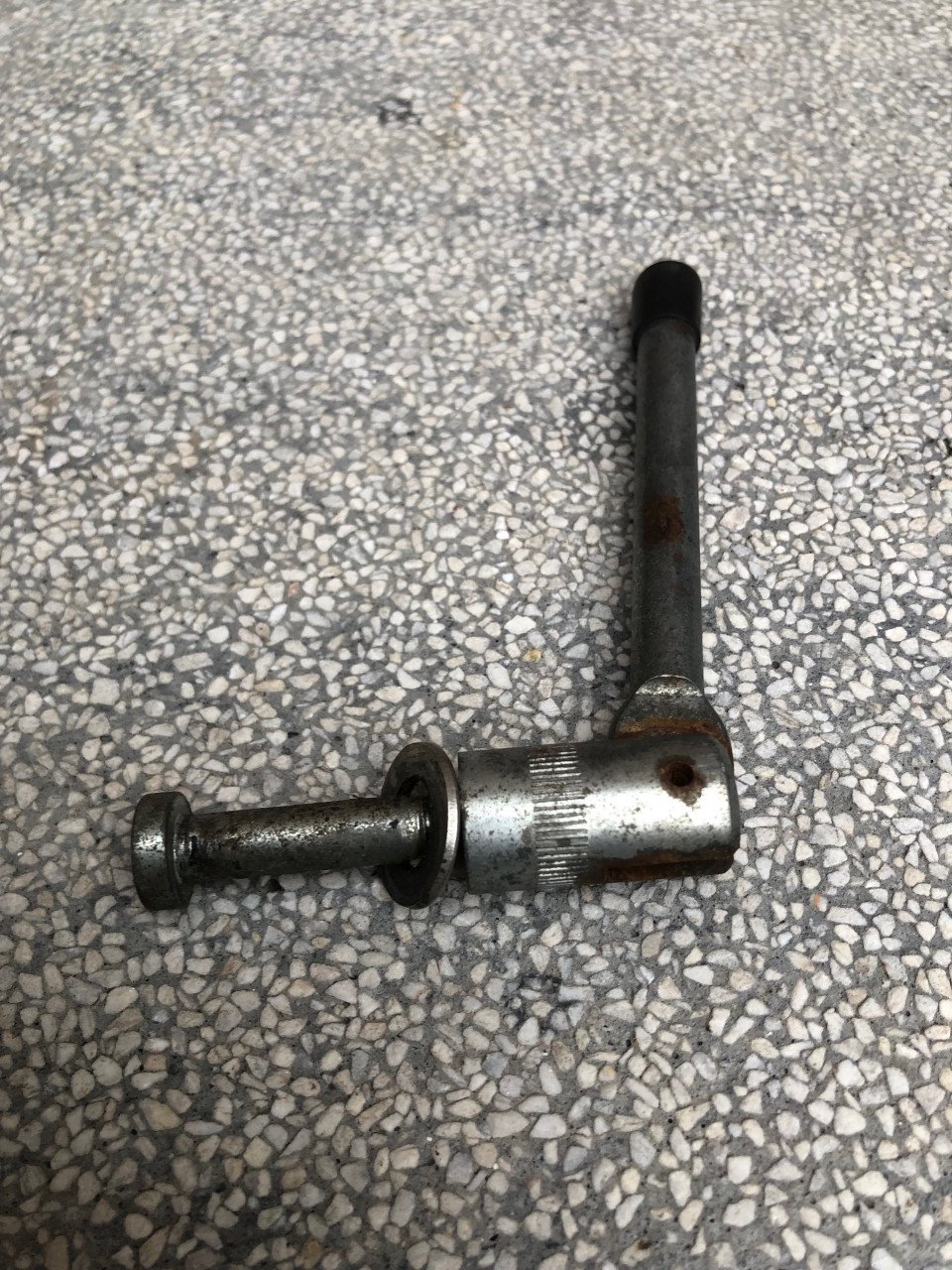 Zadel snelspanner.