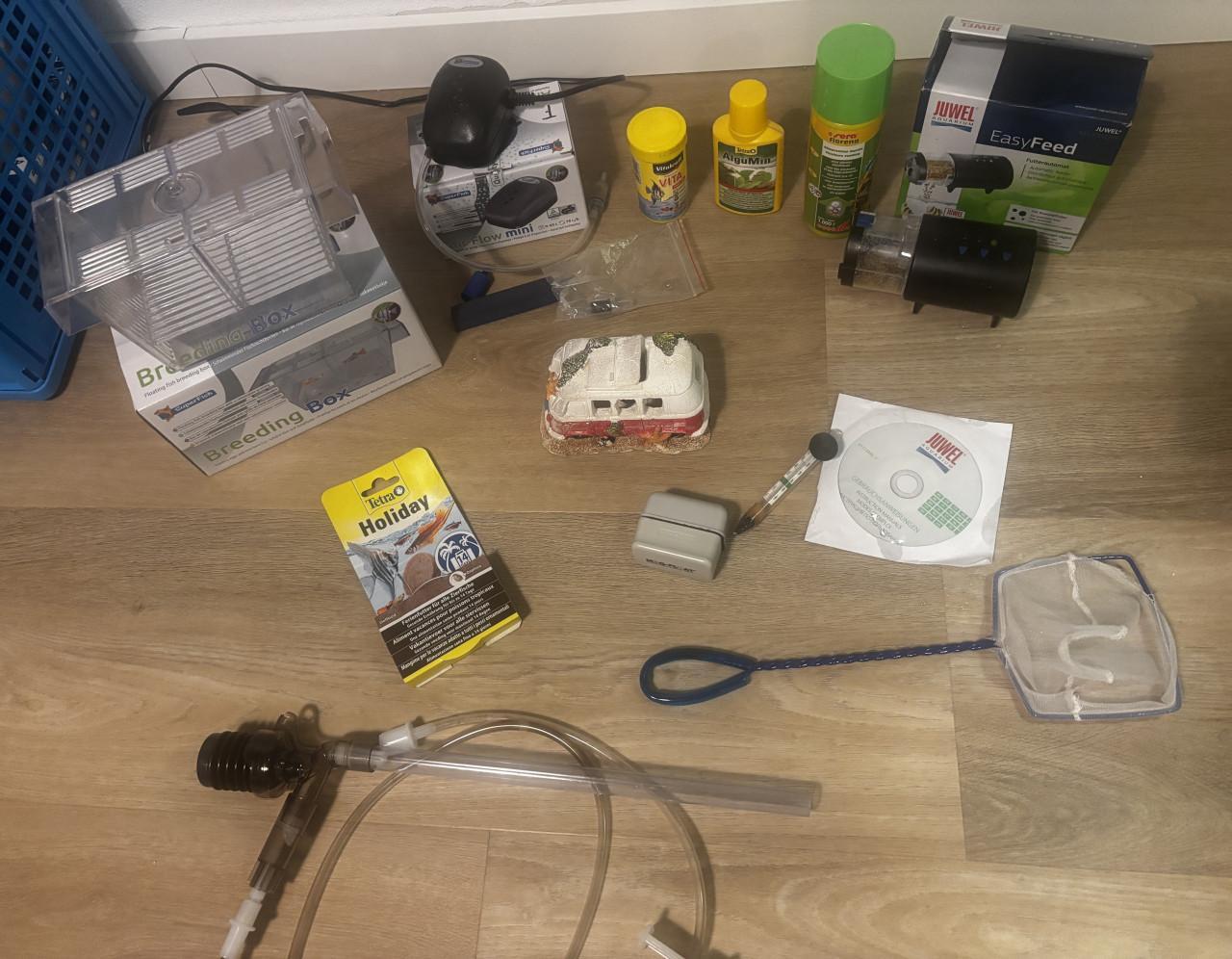 Aquarium inclusief vissen en alle toebehoren