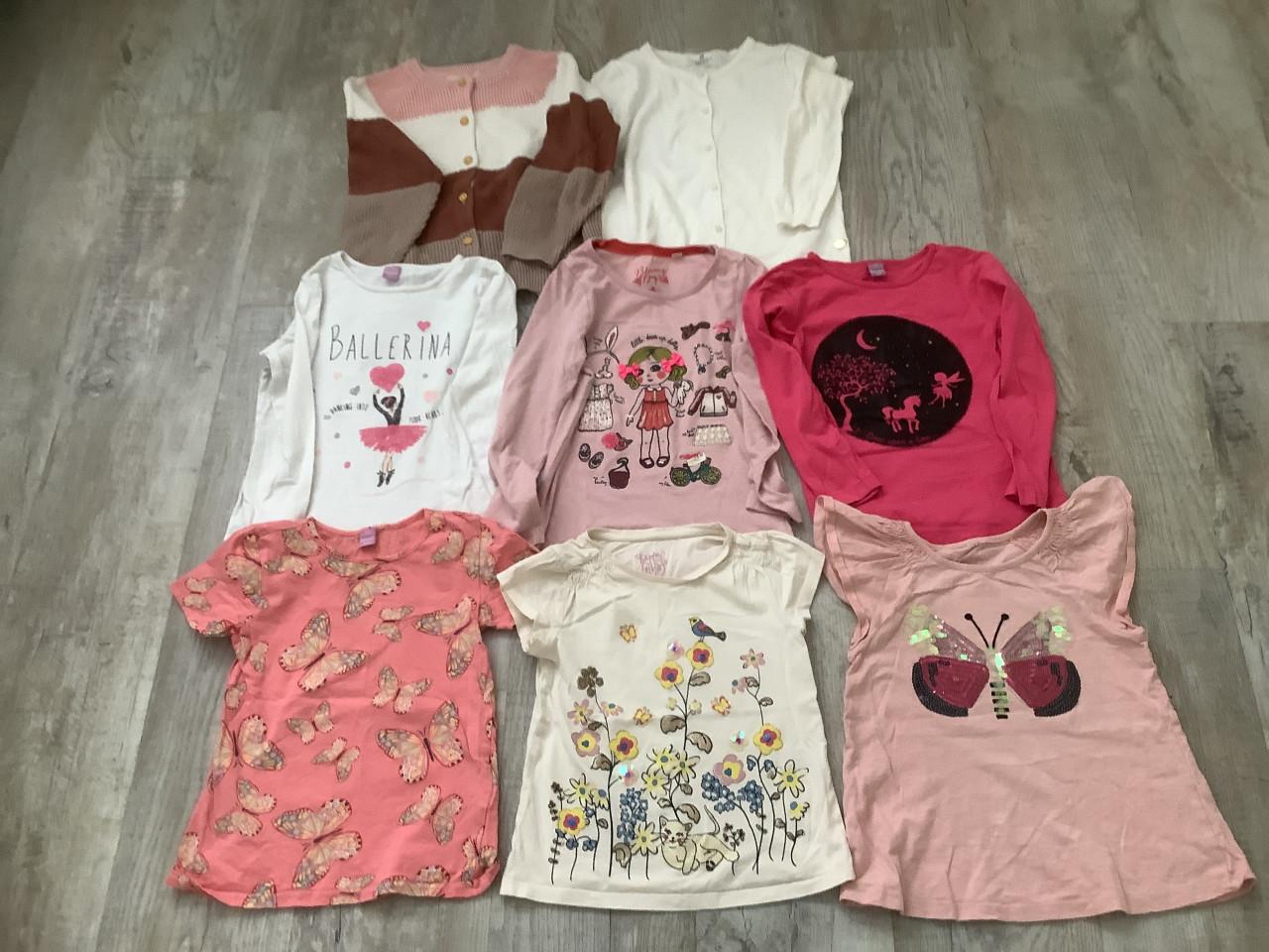 Kledingpakket meisjes - maat 122/128 - 23 stuks