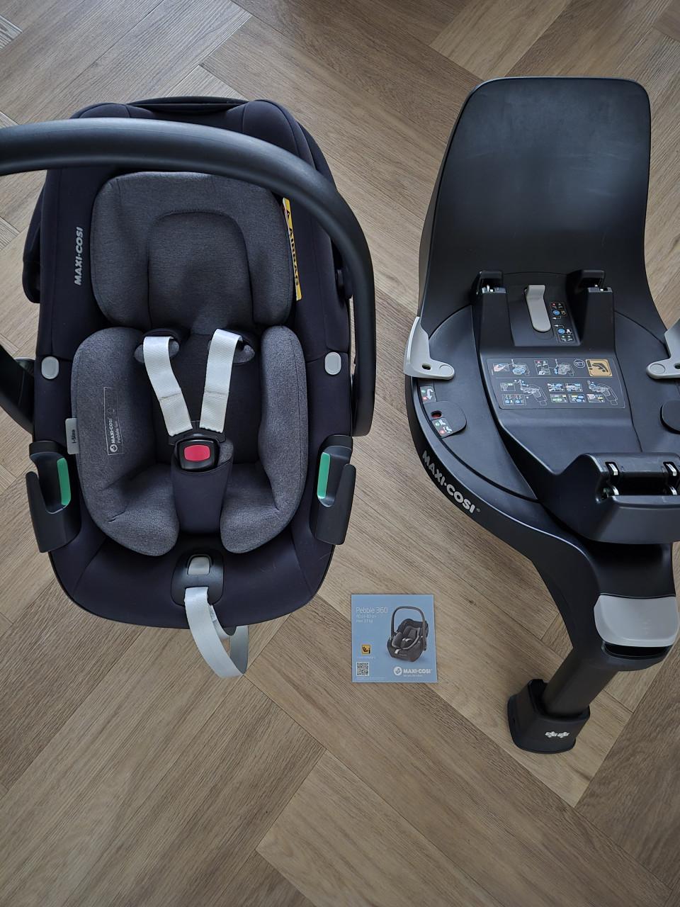 Maxi cosi pebble 360 incl familyfix 360