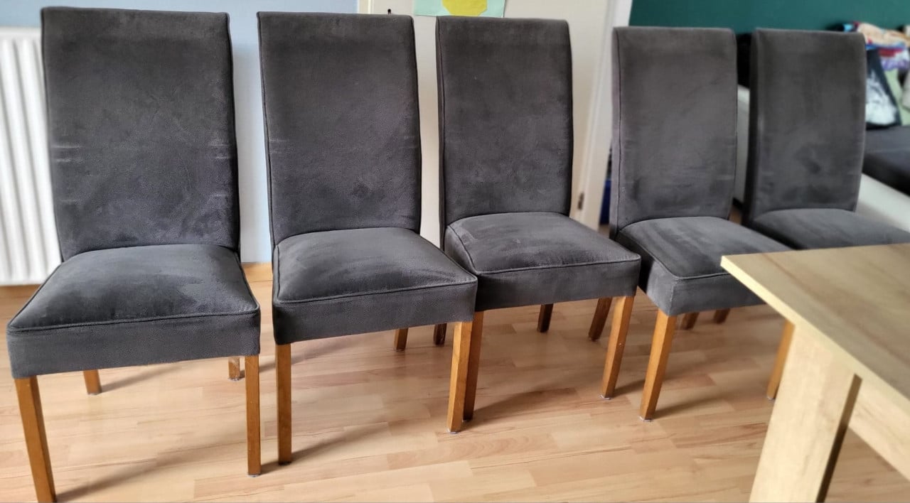 Eettafel + 6 stoelen