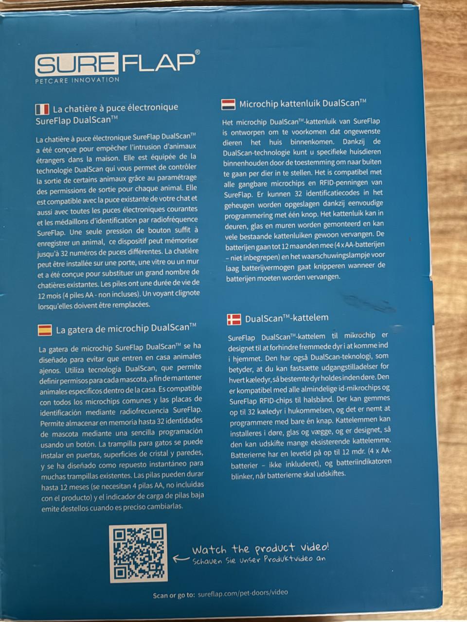 Kattenluik sureflap dual sense