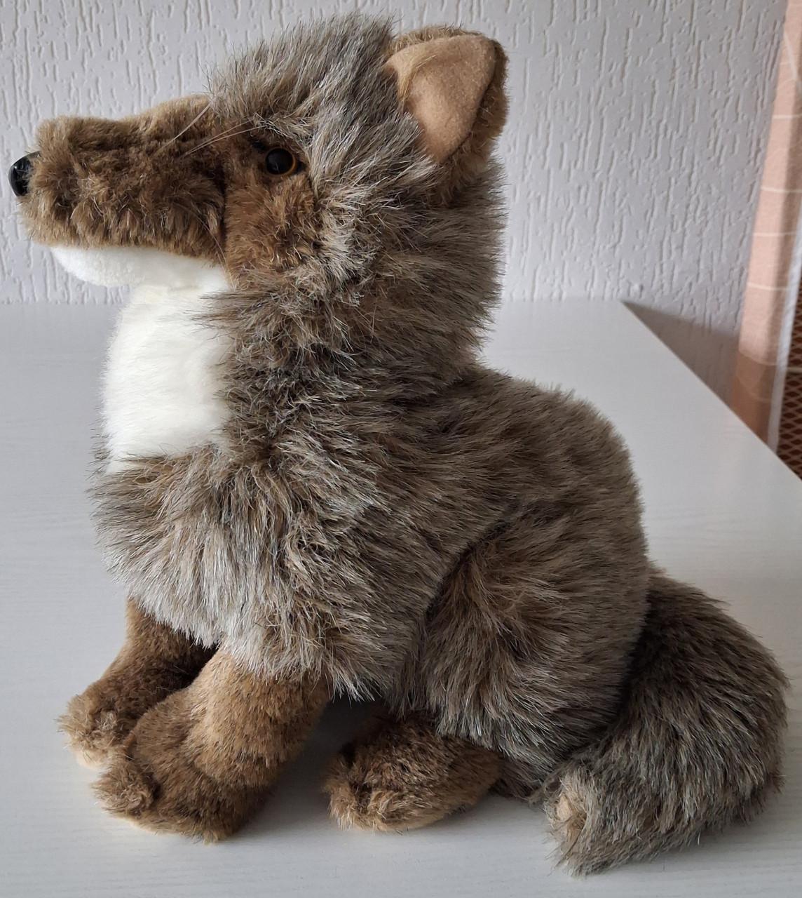 Folkmanis handpop knuffel Coyote (retired)