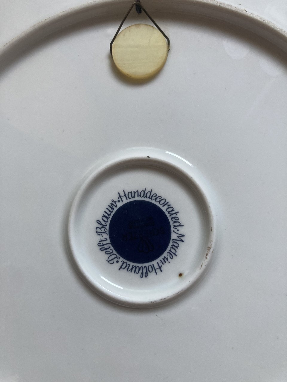Delftsblauw bord