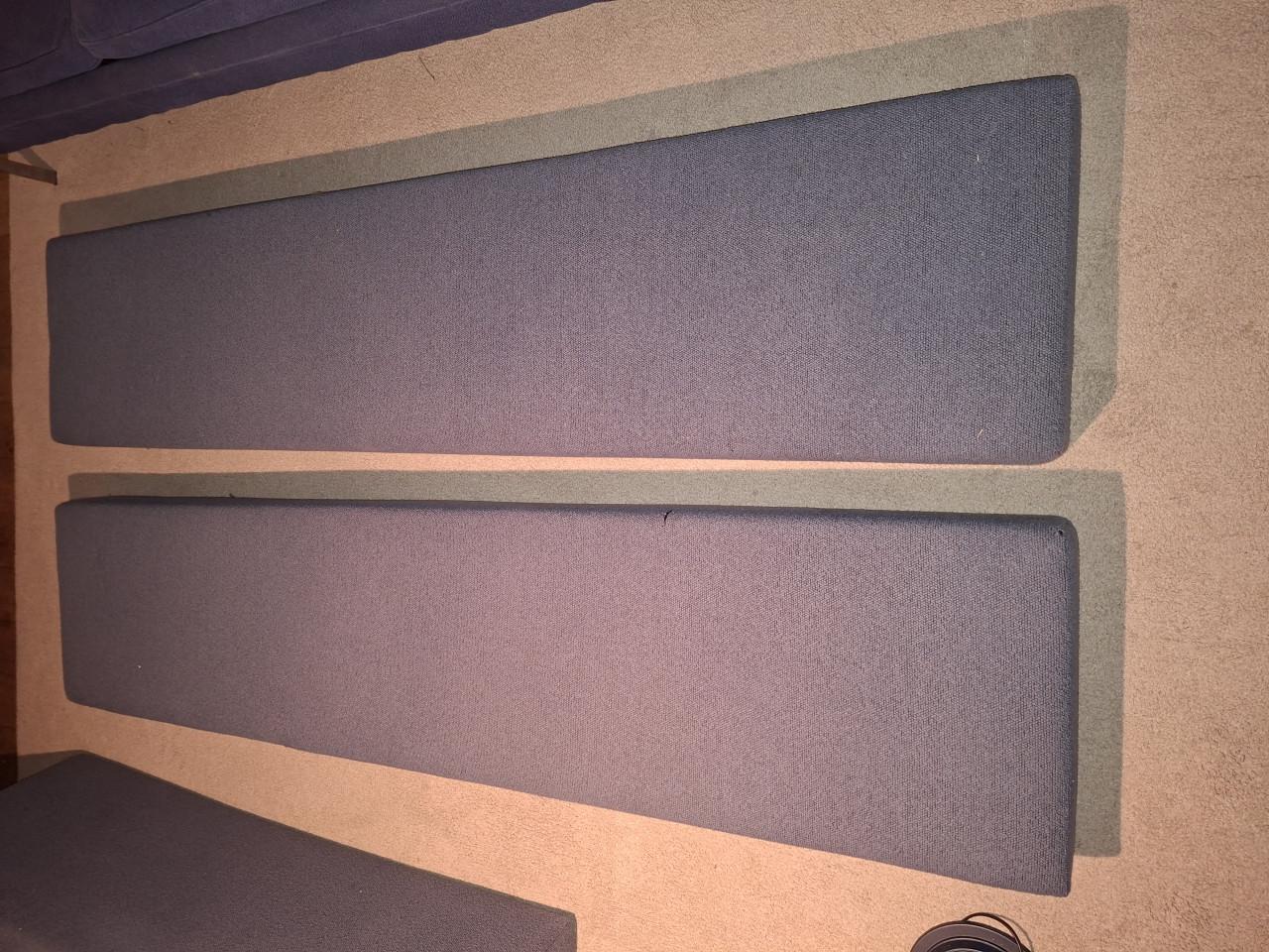 Beklede kussens voor caravan of camper