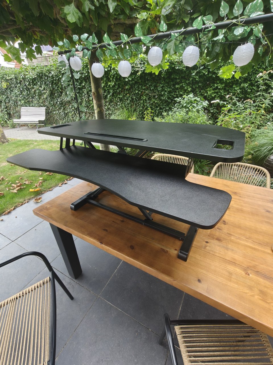 Zit-sta bureau verhoger