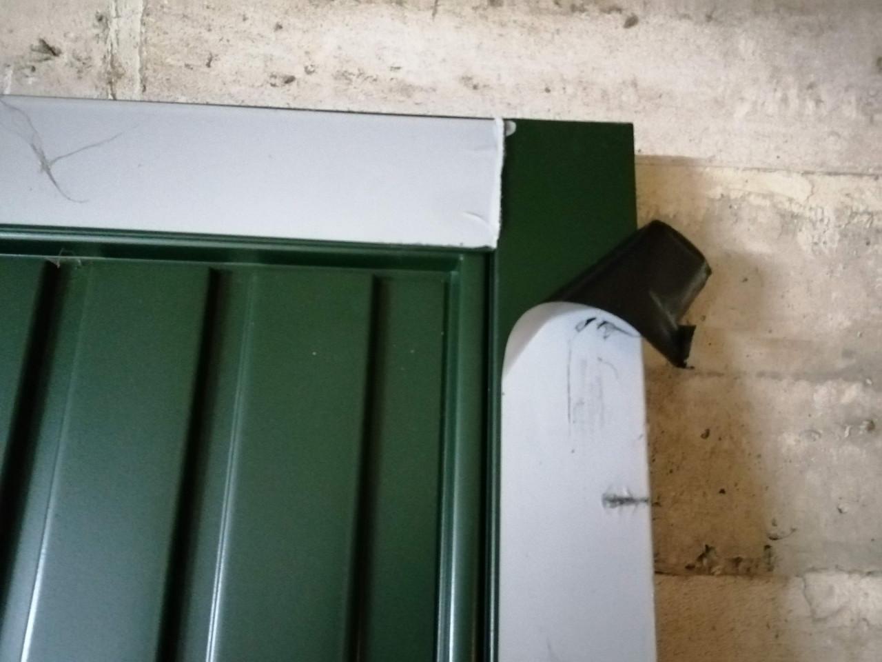 Hormann N80 garagedeur kleur  ral 6009 2250 x 2125