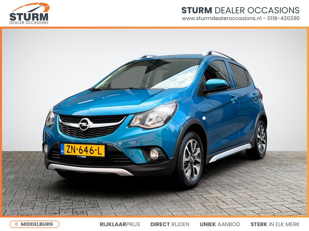 Opel Karl 1.0 rocks online edition lage km-stand + nl auto! | navigatie | c