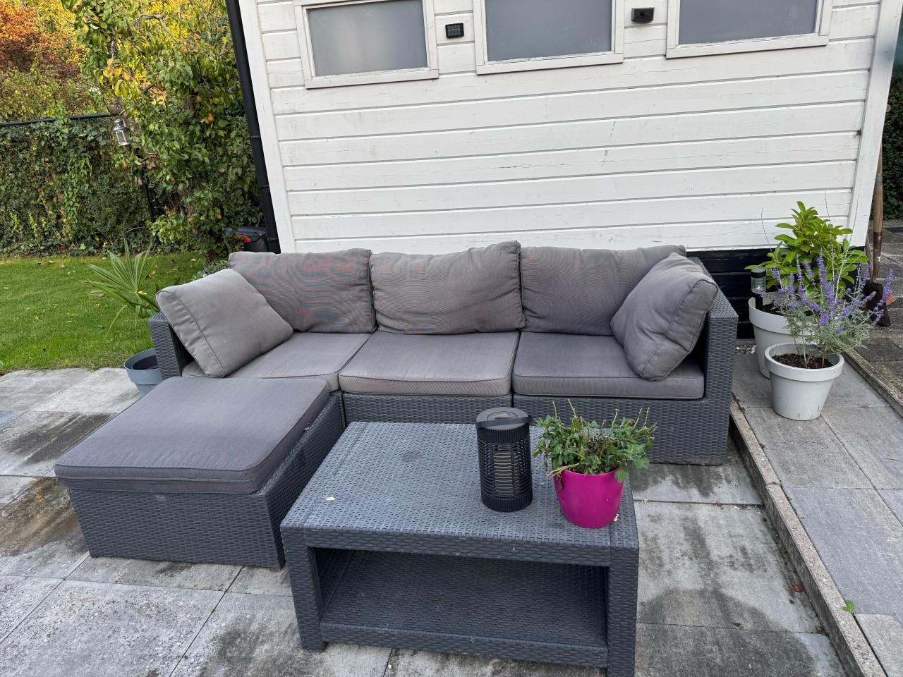 Tuinset met kussens
