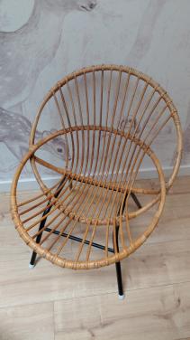 Vintage rotan stoeltje