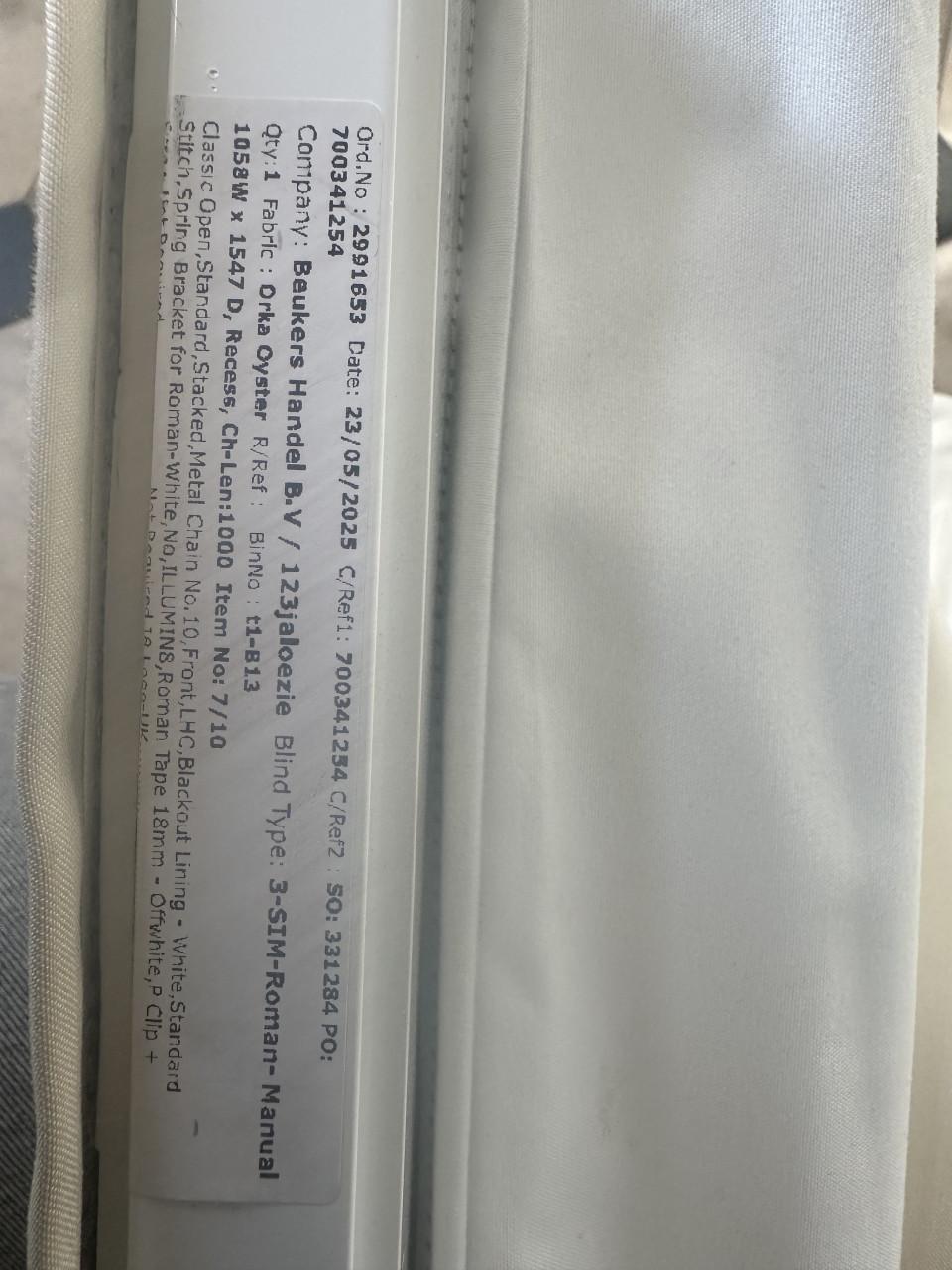 Nieuwe vouwgordijnen