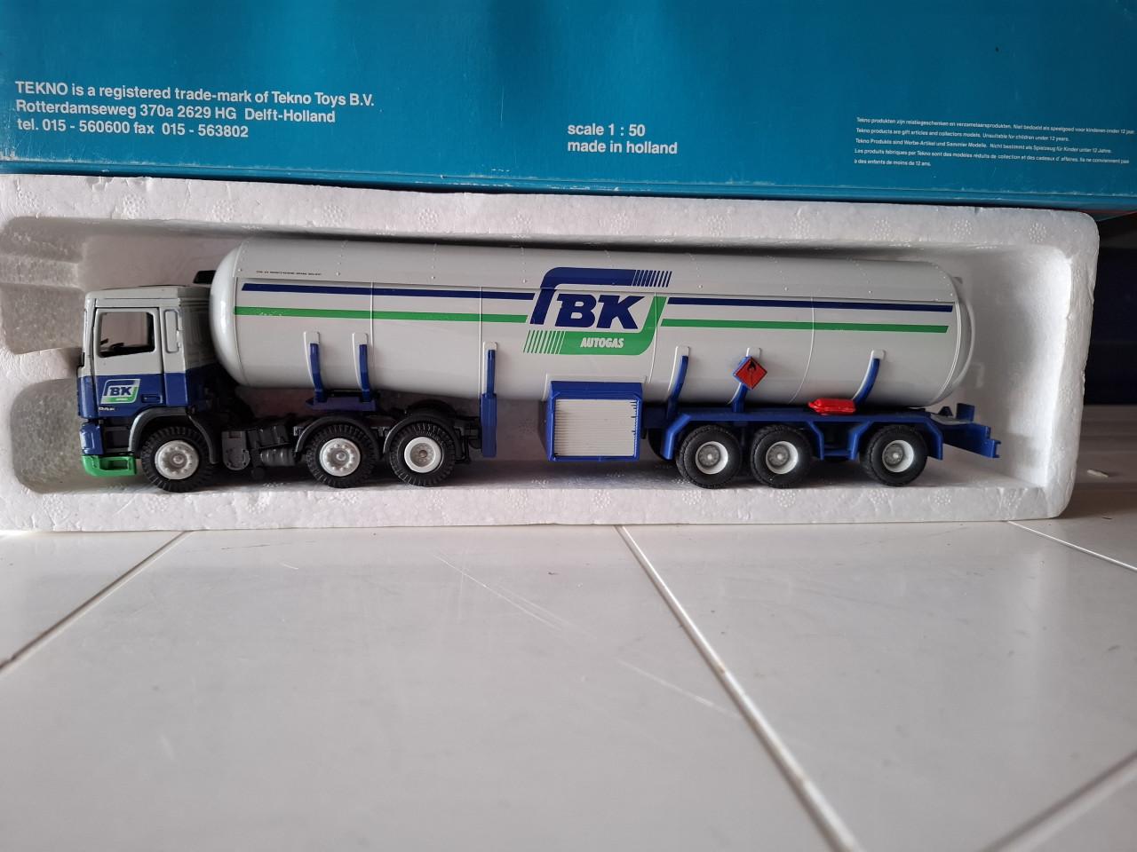 Miniatuur gastankauto