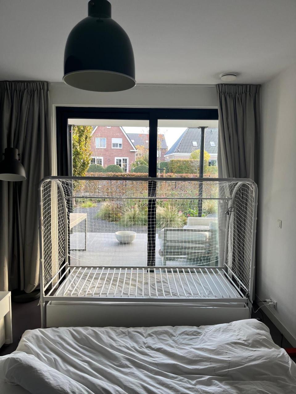 Voetbaldoel bed