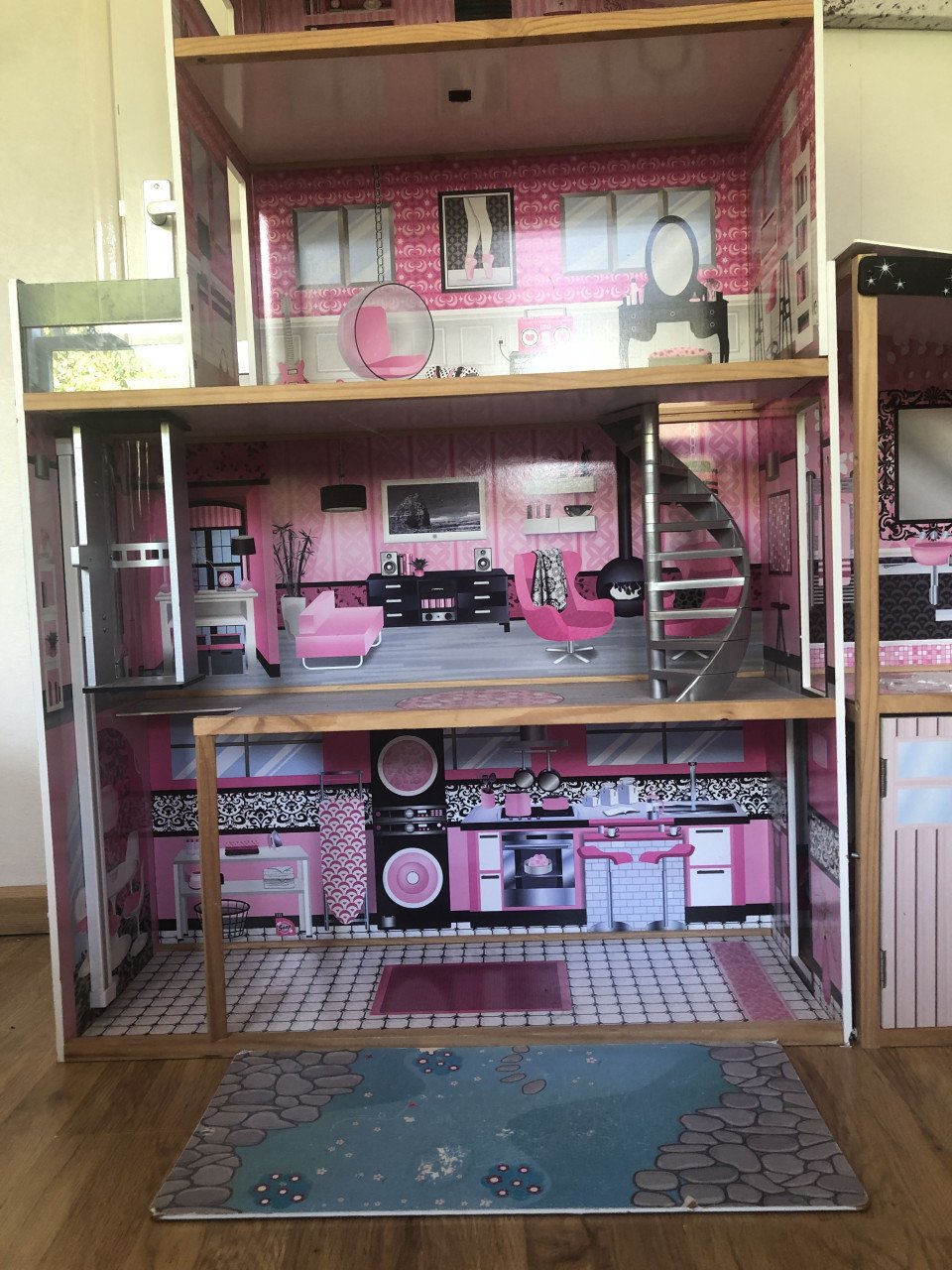 Barbie huis met garage