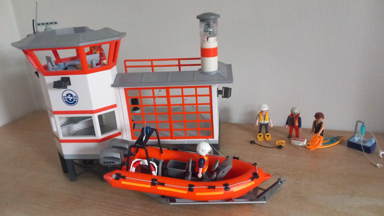 Playmobil kustwachtcentrale met vuurtorensetnr 5539