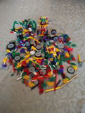 K'nex ongesorteerd