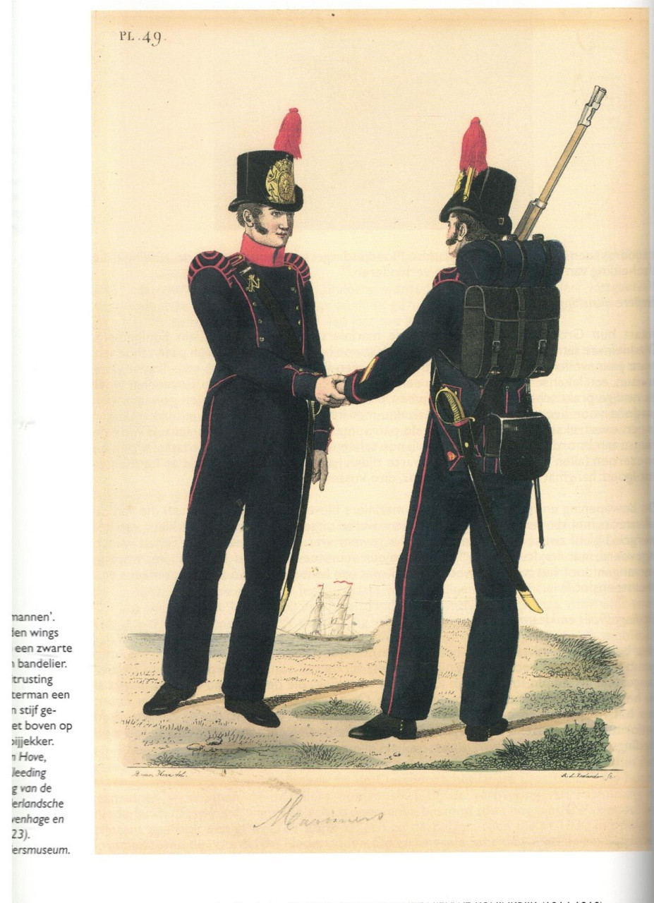 De marinier en zijn uniform