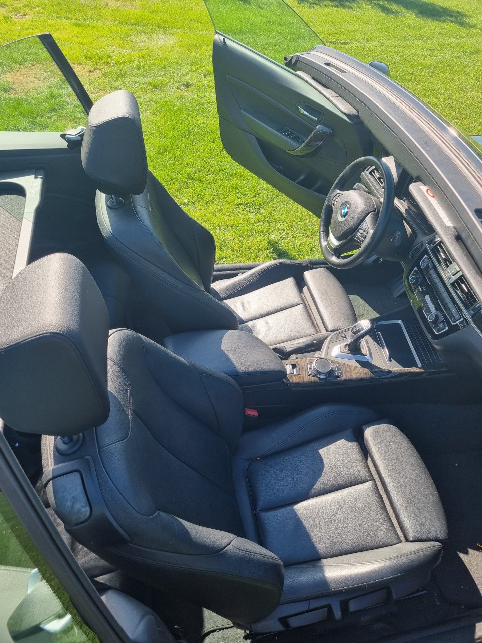 BMW 2 - serie 220i Cabriolet Zwart