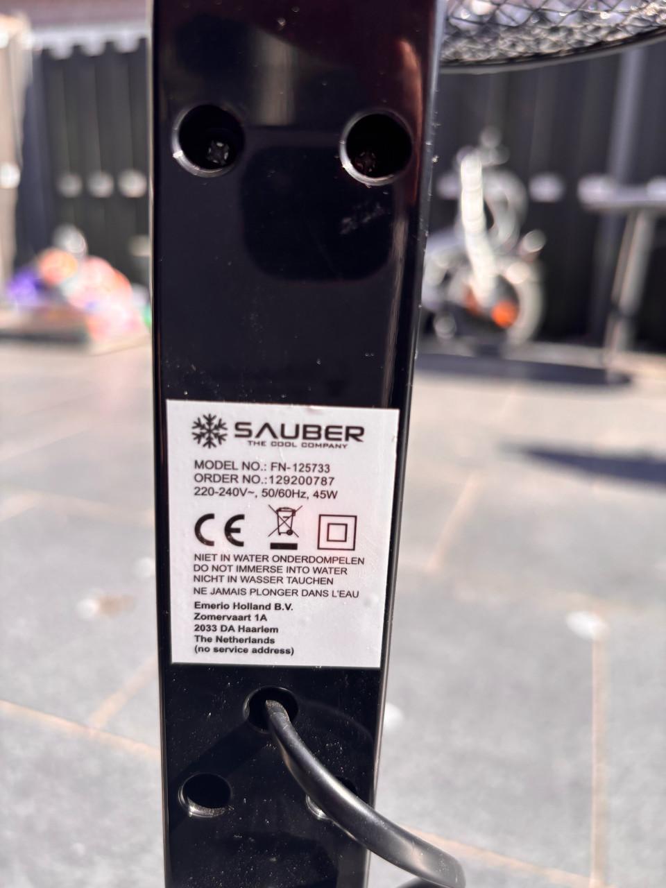 Ventilator op standaard