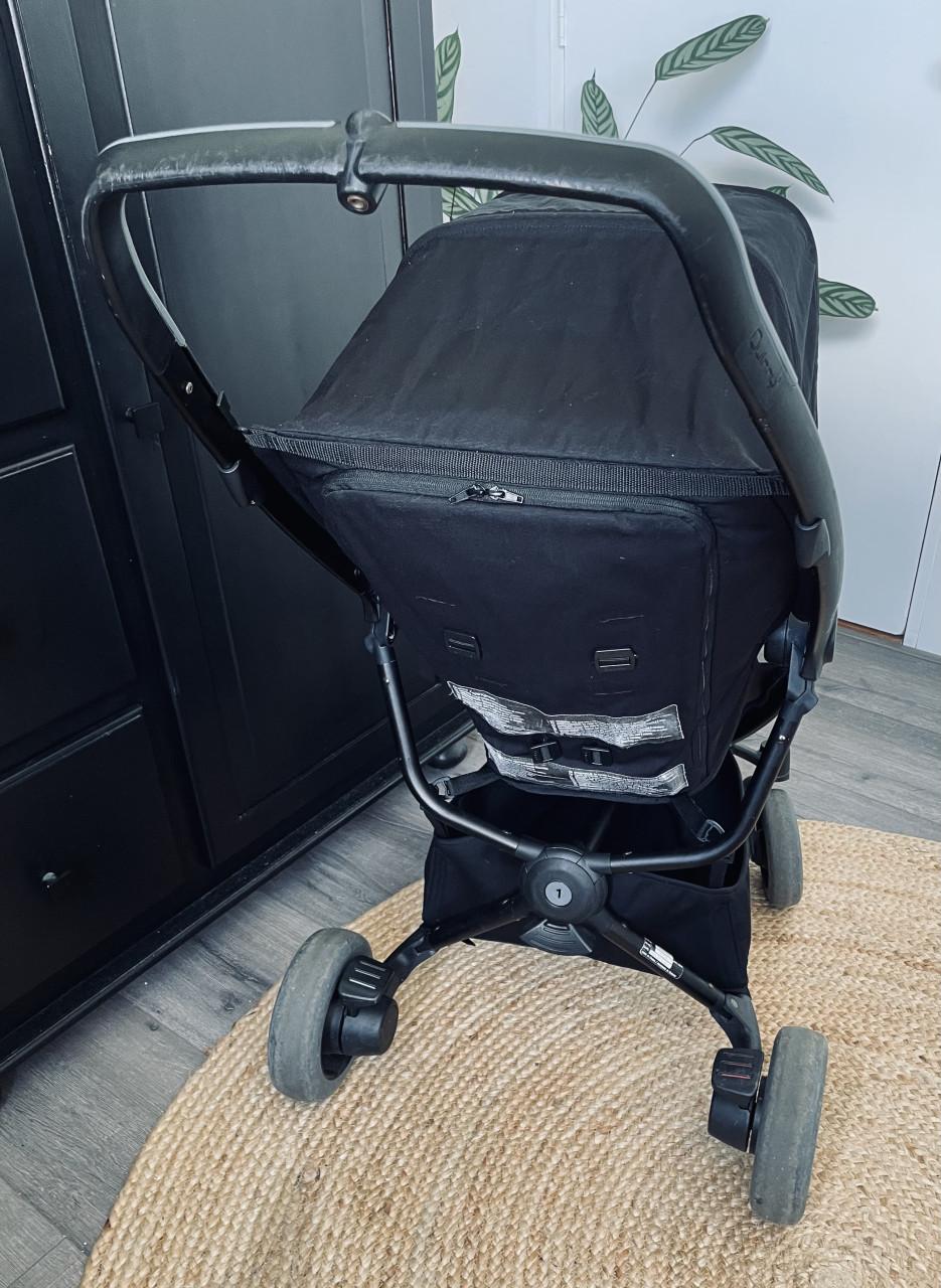 Zwarte Quinny Zapp Xpress plus met vele accessoires