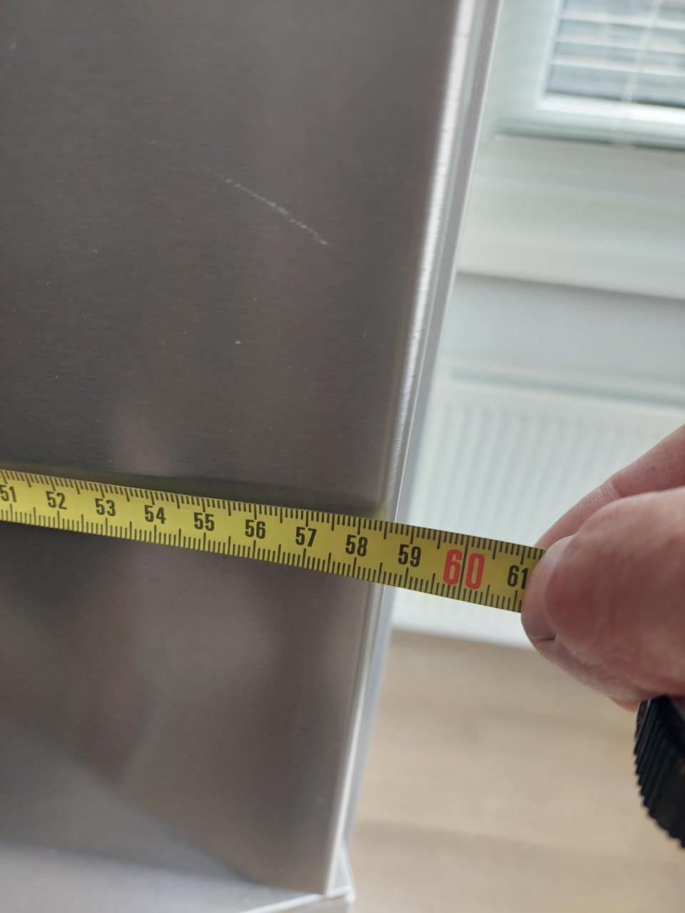 Miele koek/vriescombinatie rvs kleur