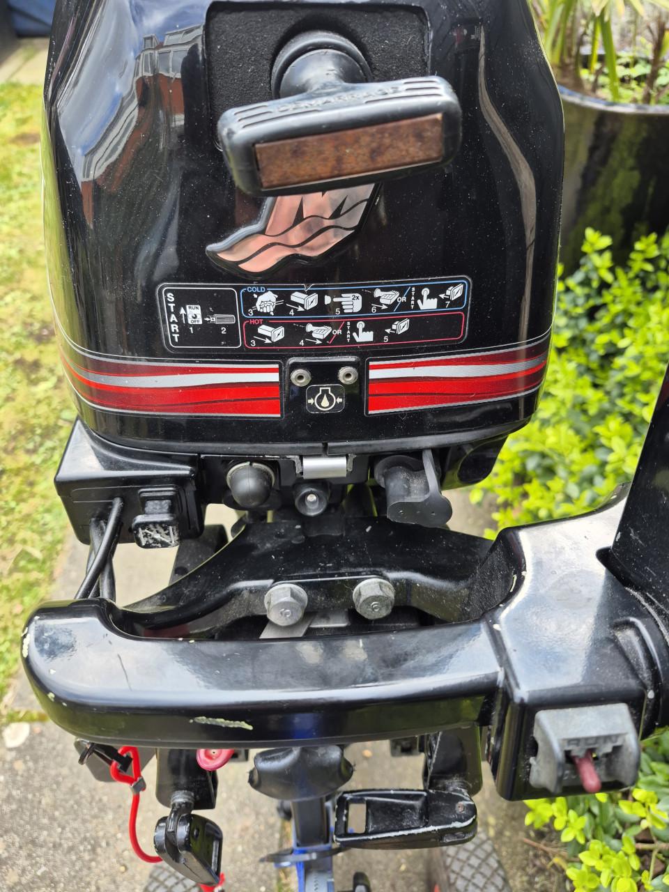 Mercury 8 pk 4 takt kortstaart