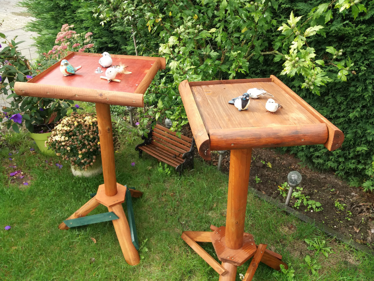 Vogelhuisjes , Nestkastjes , Voederplateaux  zie Foto's v.a 15,-
