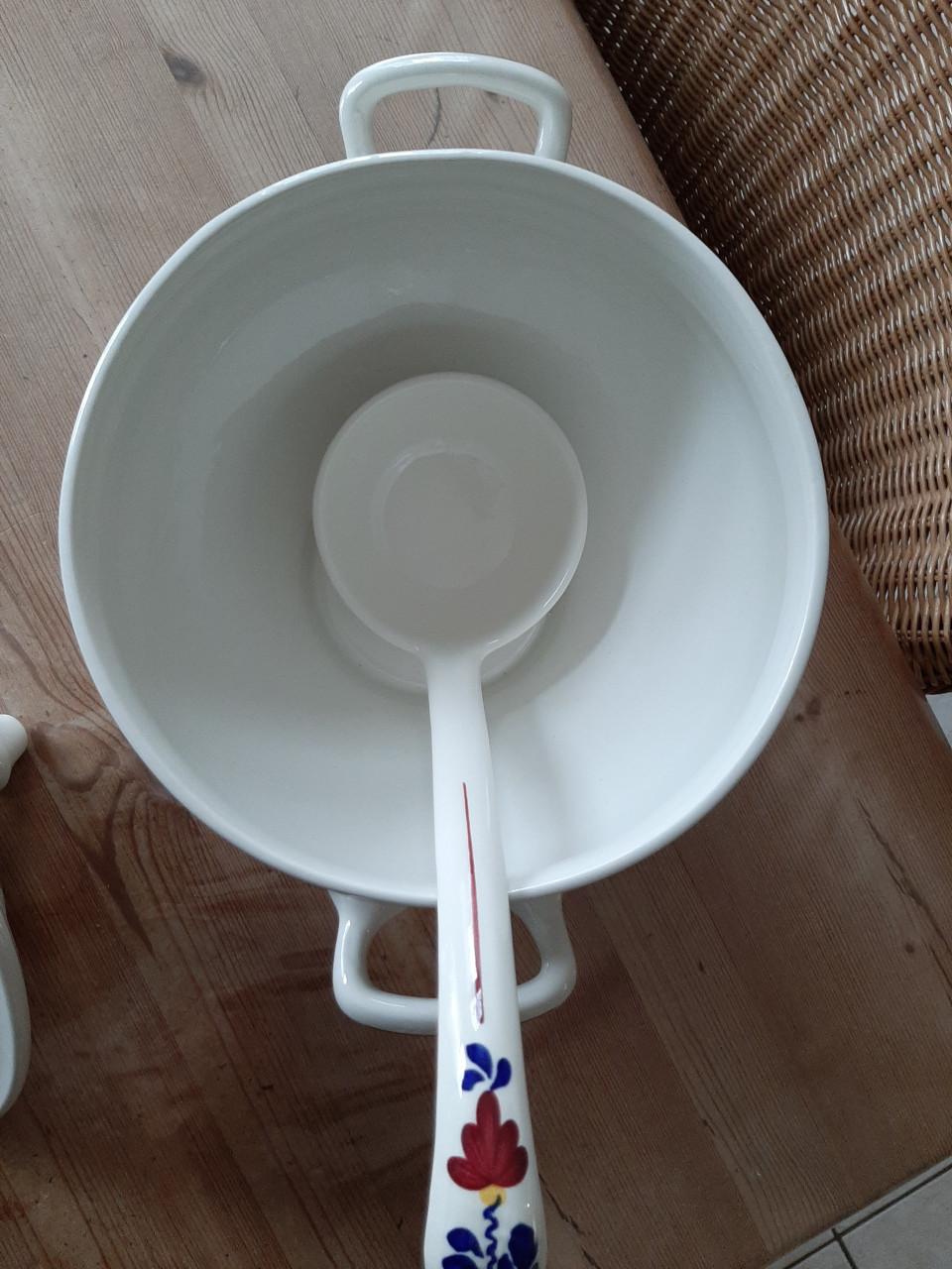 BOERENBONT BOCH - SOEPTERRINE MET SOEPLEPEL - NIEUW