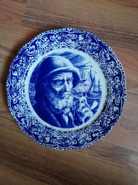 Wandbord met bekende zeeman