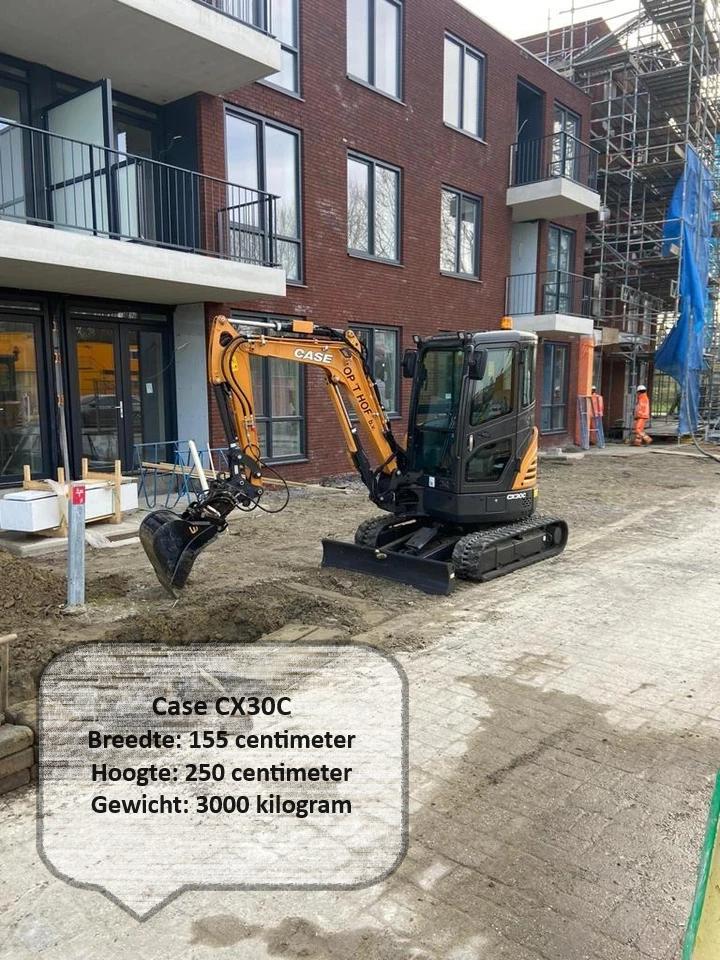 TE HUUR: minigravers, minishovels ETC