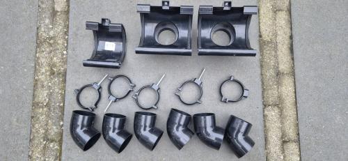 Pvc dakgoot bochten onderdelen
