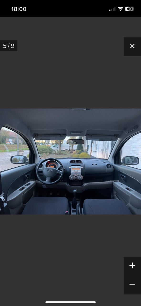 Daihatsu Sirion APK nov 2025 met blikschade dus KOOPJE