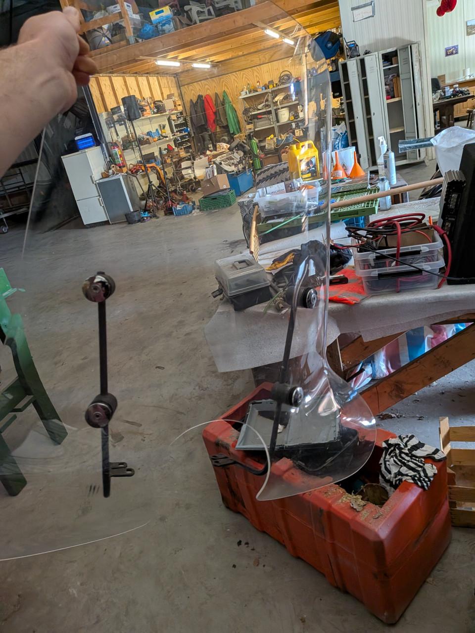 Scooter wind scherm