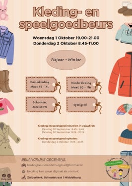 Kledingbeurs dames en kinderkleding
