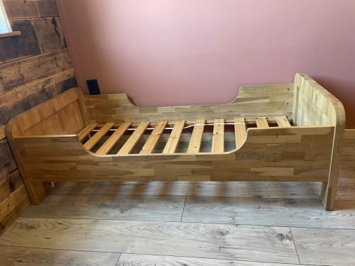 Kinderbed - eiken hardhout
