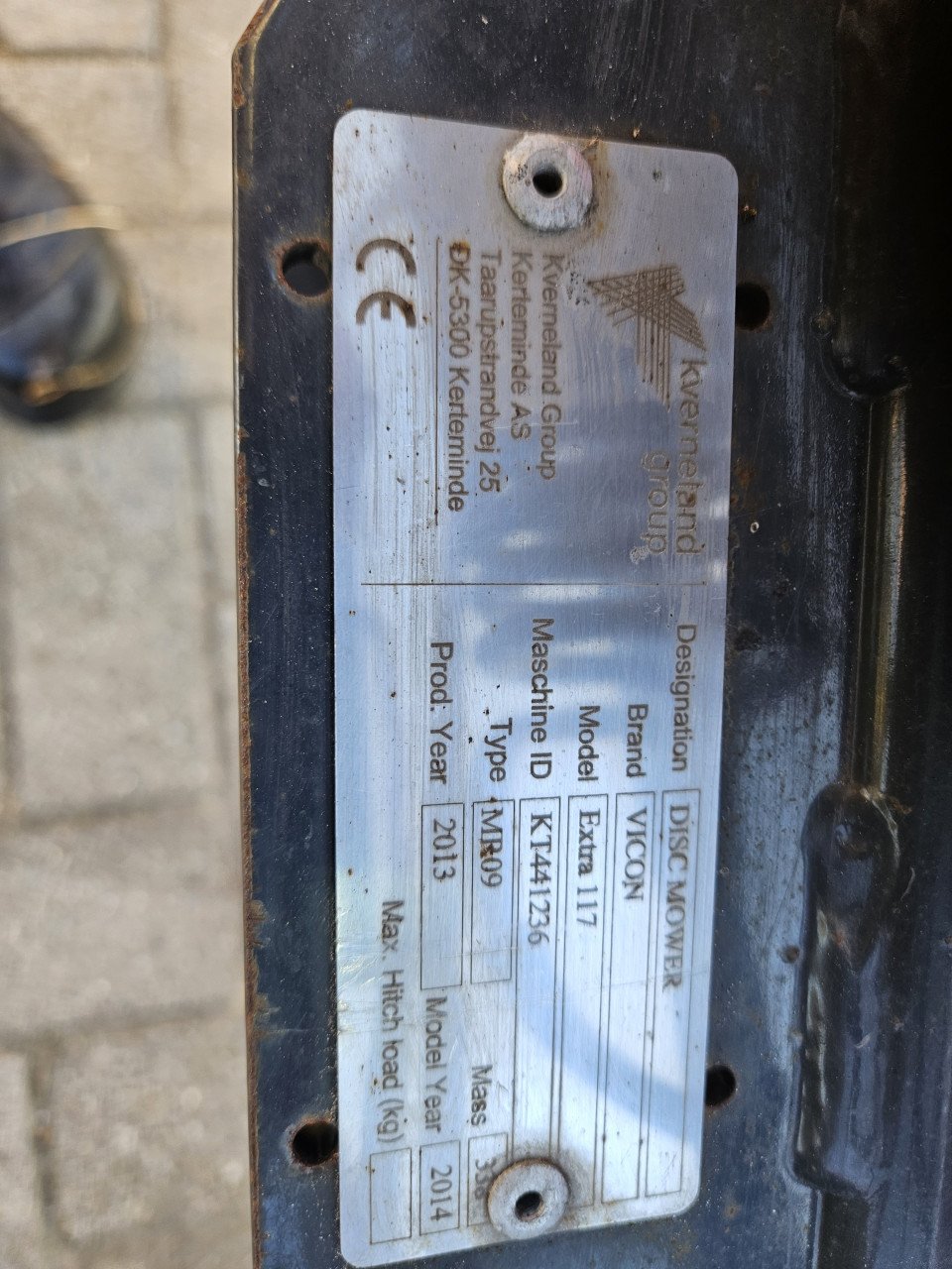 Vicon schijvenmaaier extra 117