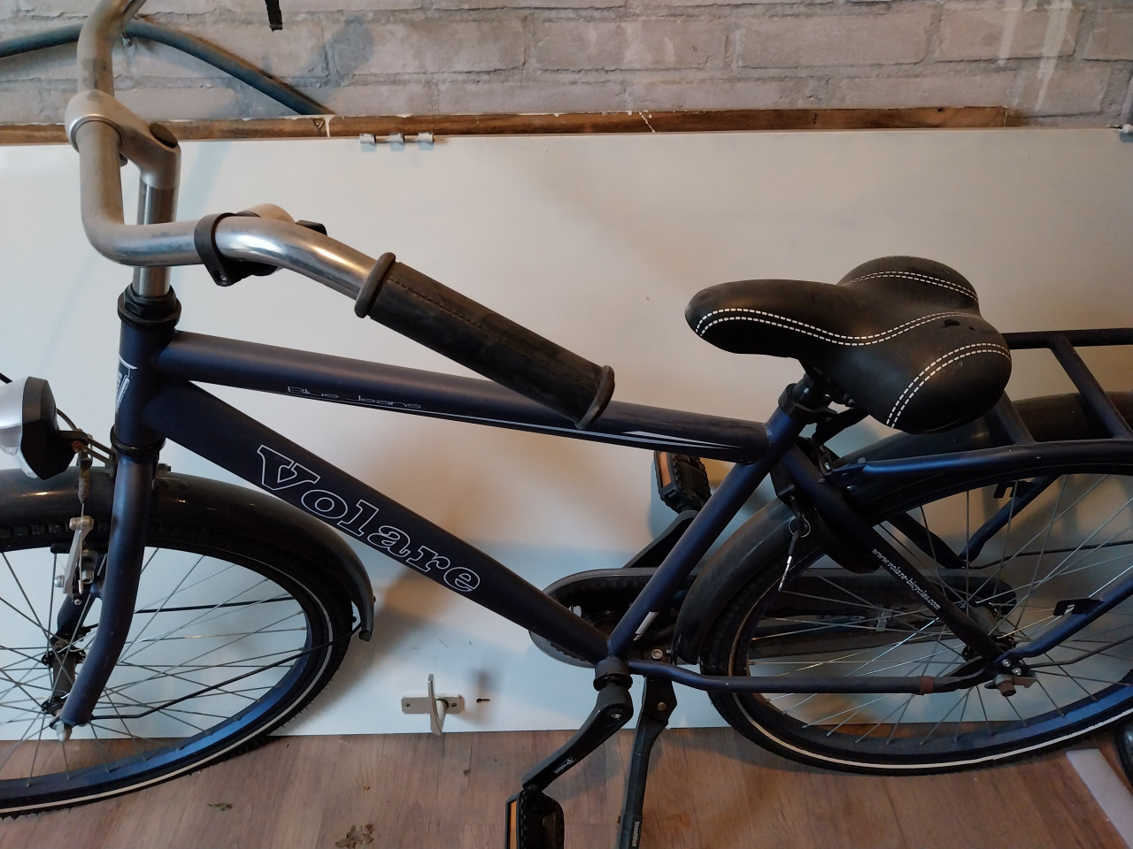 Volare Blue Jeans fiets mat blauw