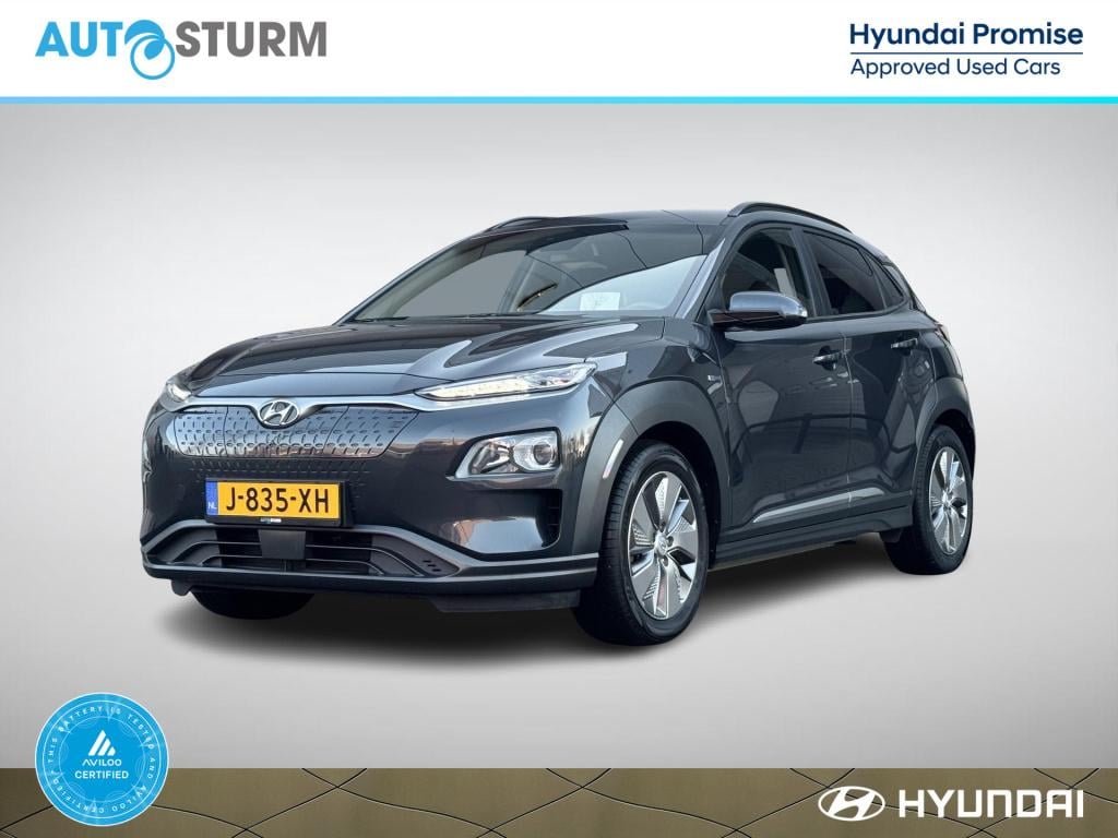 Hyundai Kona ev fashion 64 kwh soh 96%, 3-fase lader