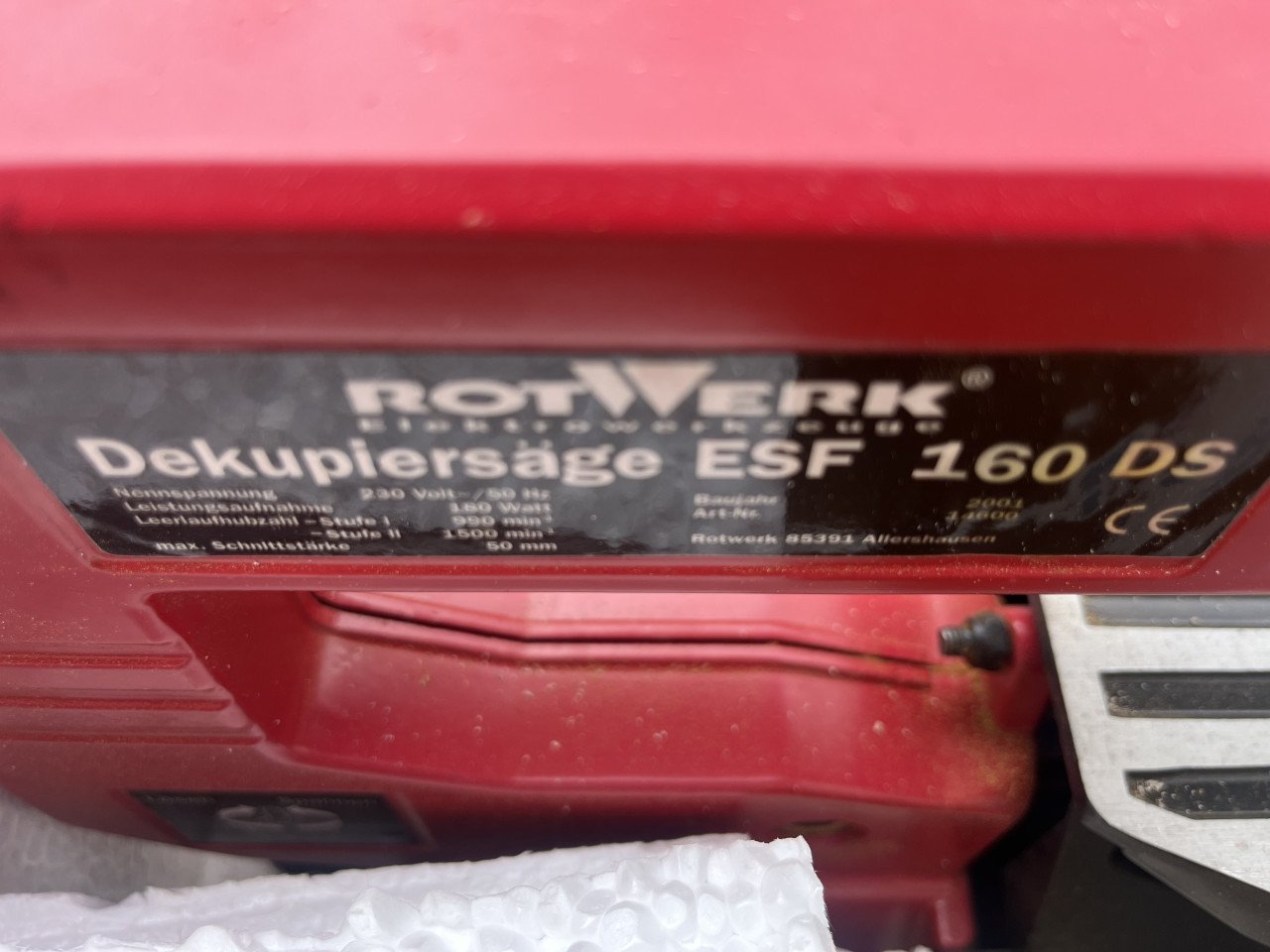 Figuurzaagmachine RotWerk ESF 160DS -180 W