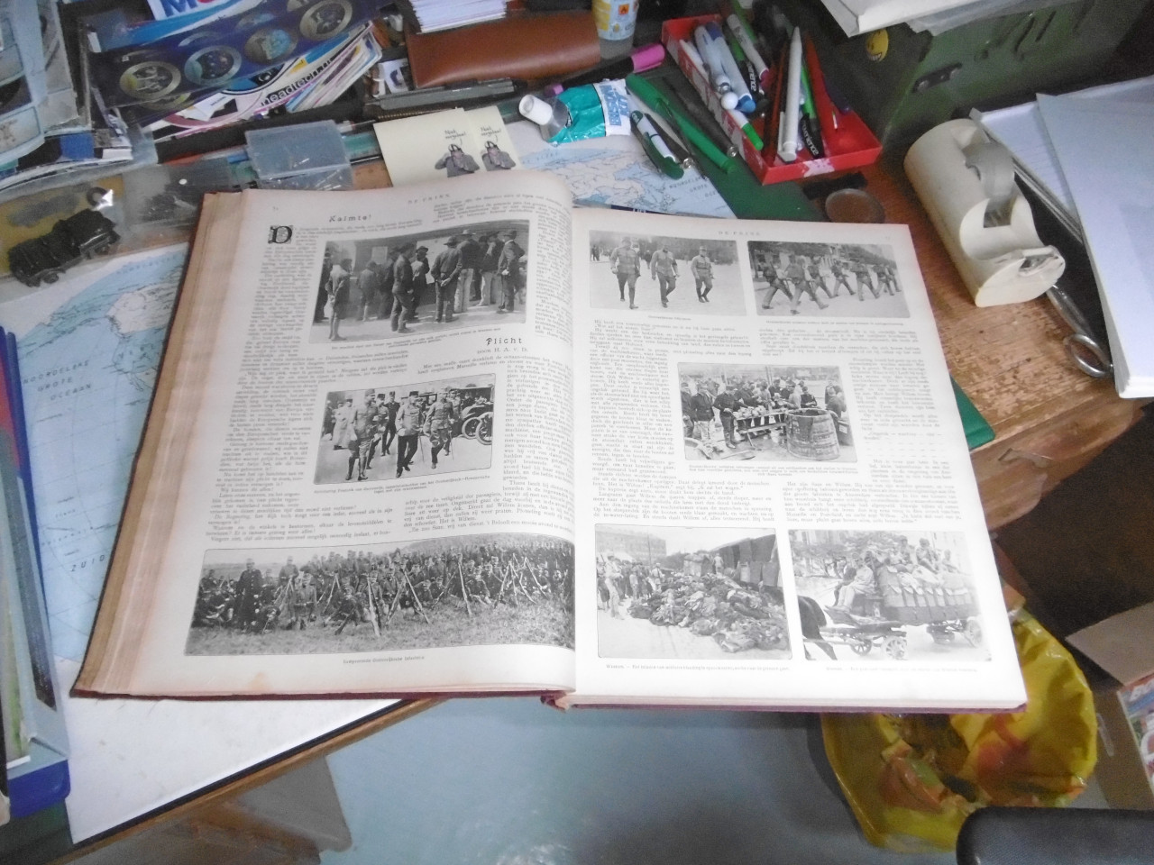 EERSTE WERELD OORLOG De Prins  1914 - 1915      -    Fotoboek