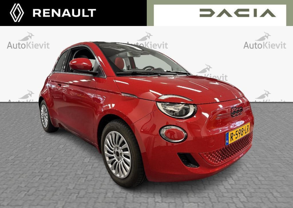 Fiat 500e cabrio red 24 kwh